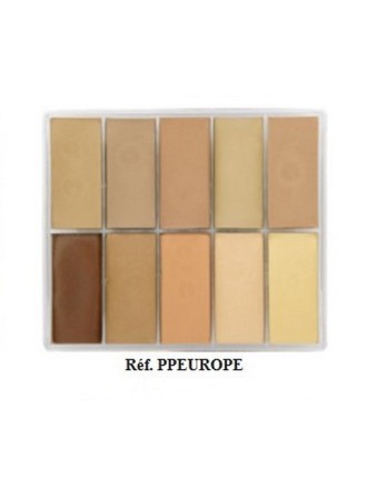 Value Edition Maqpro Palette Fard Creme (Crème de maquillage) 10 couleurs