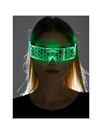 Value Edition Lunettes Cyberpunk futuristes 37 LED