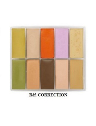 Value Edition Maqpro Palette Fard Creme (Crème de maquillage) 10 couleurs