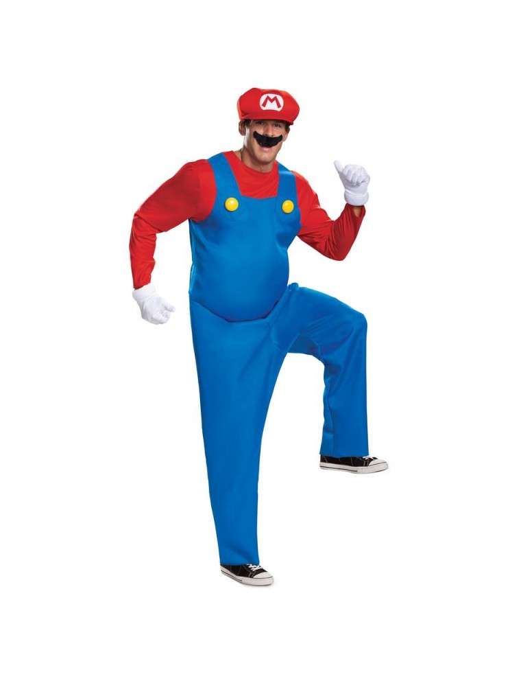 Value Edition Costume adulte Mario Deluxe