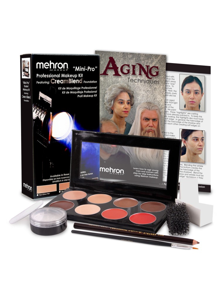 Value Edition Kit de maquillage professionnel Mehron Mini-Pro