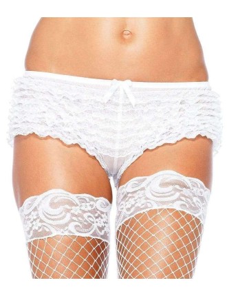 Value Edition Tanga short en dentelle micromesh avec volants