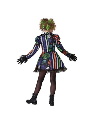 Value Edition Costume d'enfant clown néon cauchemardesque