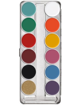 Value Edition Palette Supracolor 12 Couleurs KRYOLAN