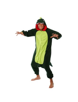 Value Edition Kigurumi de Dinosaure vert- Costume onesie adulte