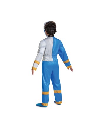 Value Edition Power Rangers - Déguisement enfant Ranger bleu Dino Fury