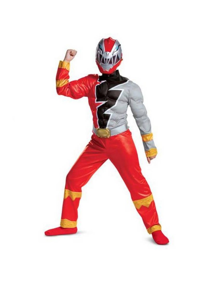 Value Edition Power Rangers - Déguisement enfant Ranger rouge Dino Fury