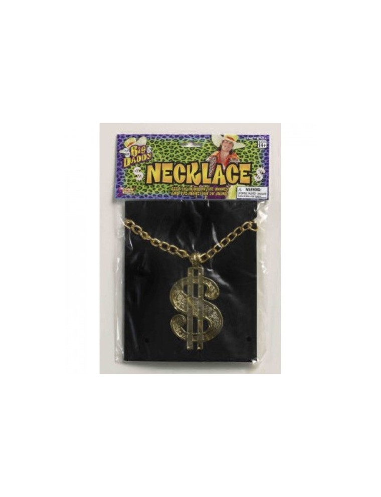 Value Edition Collier en or avec signe dollar