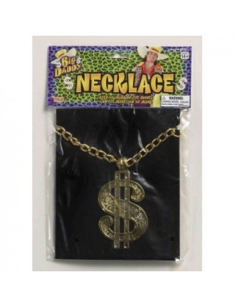 Value Edition Collier en or avec signe dollar