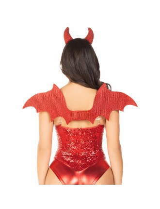 Value Edition Kit de diablesse strass - rouge