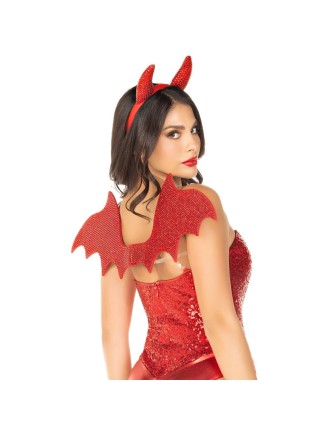 Value Edition Kit de diablesse strass - rouge