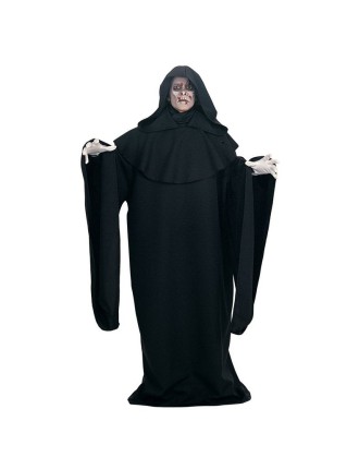 Value Edition Robe noire avec manches tombantes- adulte