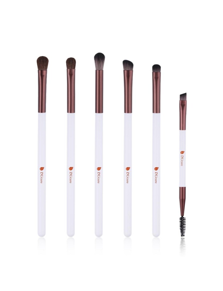 Value Edition DUcare 6 pcs pinceaux synthétiques de maquillage pour les yeux