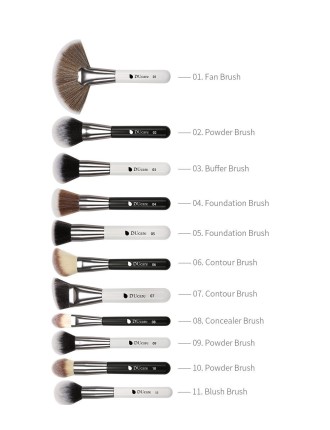 Value Edition Ducare panda 31 pcs set de pinceaux de maquillage