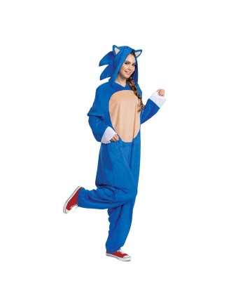 Value Edition Costume adulte Sonic Movie - Unisexe