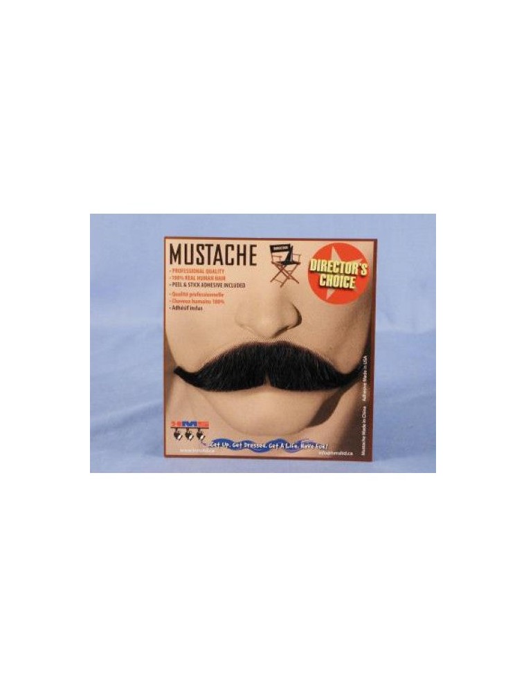 Value Edition Moustache en cheveux humains sophistiquée