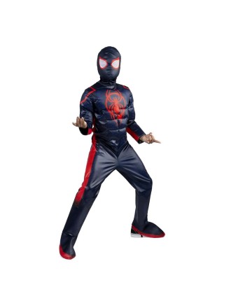 Value Edition Déguisement Spider-Man Kids Miles Morales Muscle Chest