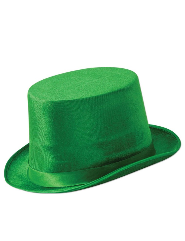 Value Edition Chapeau haut de forme Dura-Form Vel-Felt St. Patrick - Vert