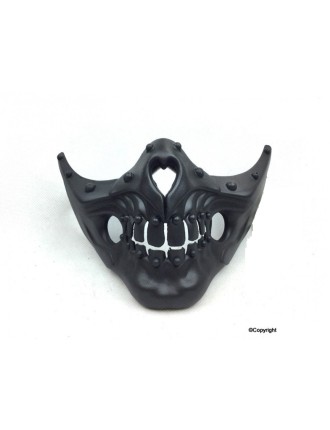 Value Edition Masque steampunk demi-visage avec dents