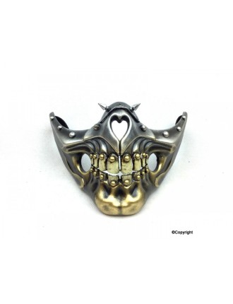 Value Edition Masque steampunk demi-visage avec dents