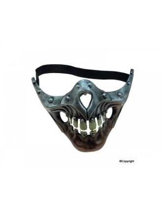 Value Edition Masque steampunk demi-visage avec dents