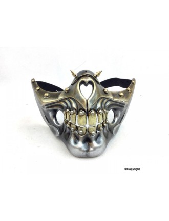 Value Edition Masque steampunk demi-visage avec dents