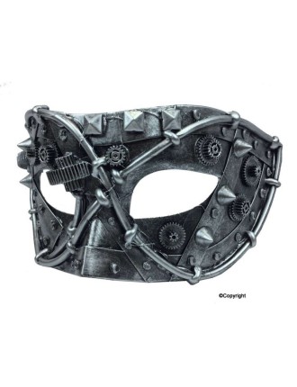 Value Edition Masque homme Steampunk avec pointes et engrenages