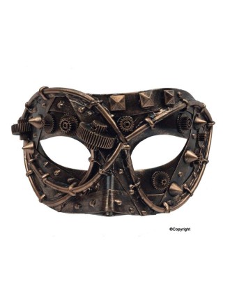 Value Edition Masque homme Steampunk avec pointes et engrenages