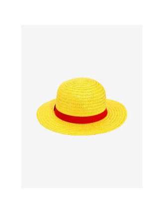 Value Edition Chapeau de paille Pirate Loof jaune avec bande rouge