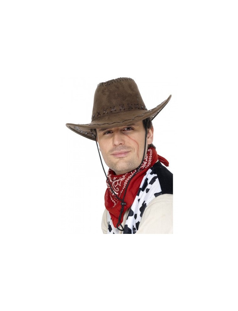 Value Edition Chapeau de cowboy en daim - Adulte