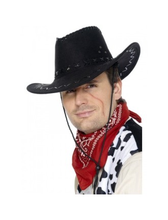 Value Edition Chapeau de cowboy en daim - Adulte