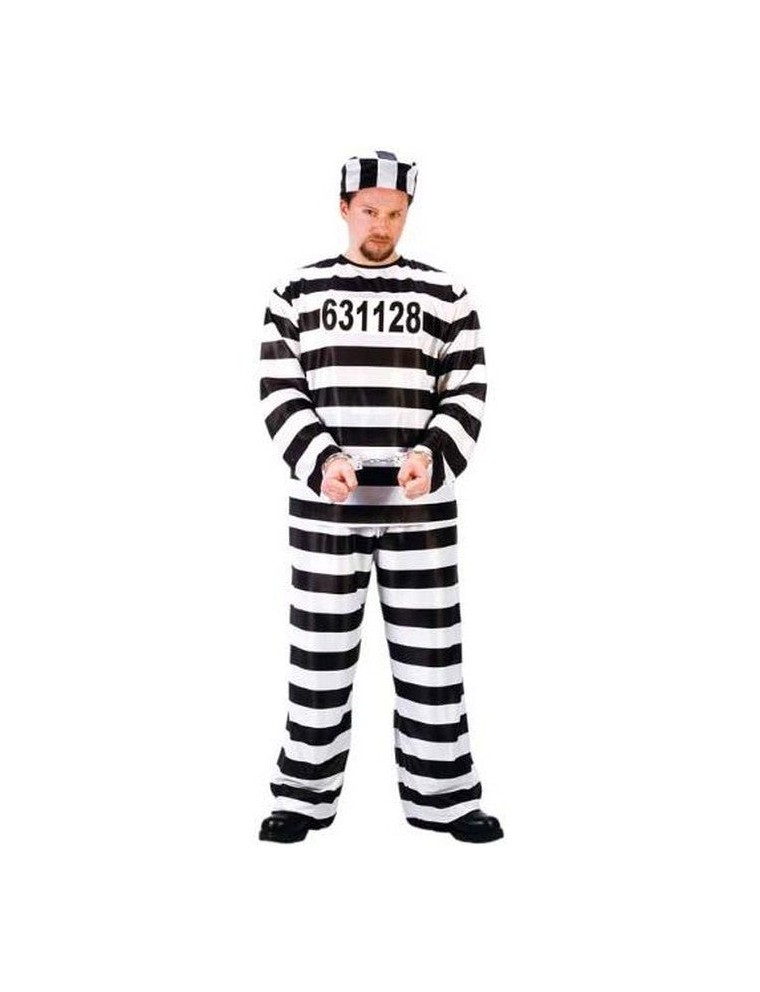 Value Edition Costume de prisonier JAILBIRD - Adulte