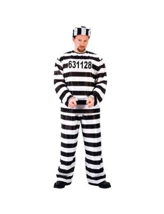 Value Edition Costume de prisonier JAILBIRD - Adulte