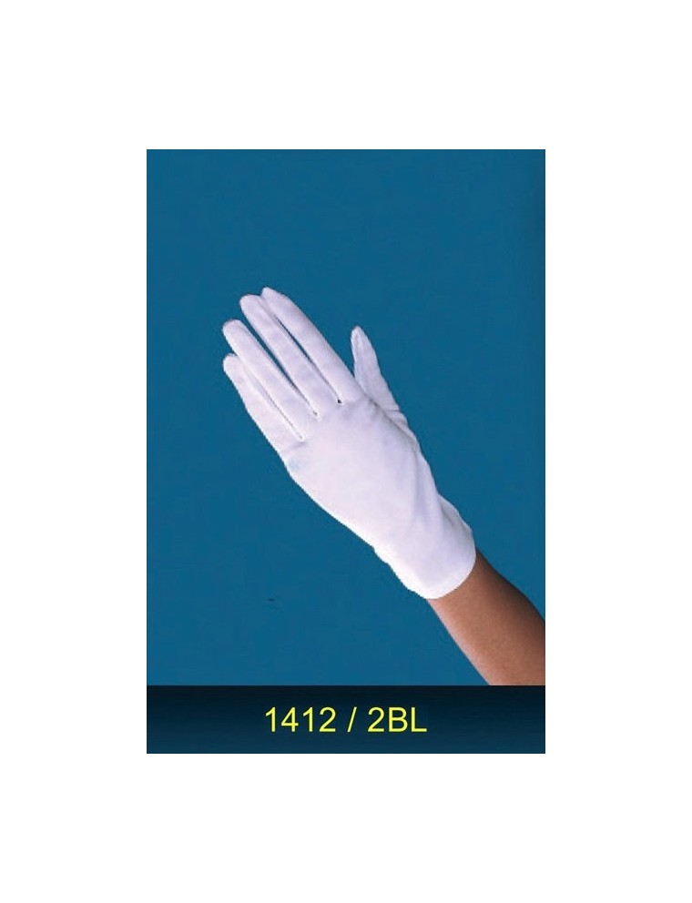 Value Edition Gants en nylon blancs 1412-2BL