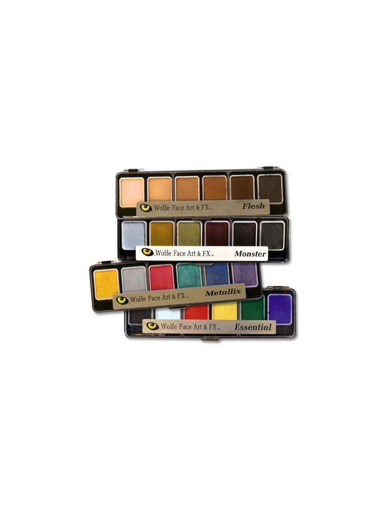 Value Edition WOLFE FX Hydrocolor gâteaux Palette 6 Couleurs