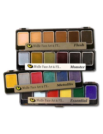 Value Edition WOLFE FX Hydrocolor gâteaux Palette 6 Couleurs