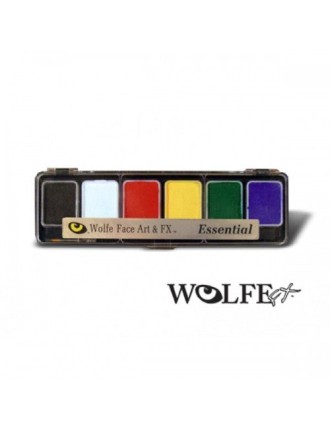 Value Edition WOLFE FX Hydrocolor gâteaux Palette 6 Couleurs