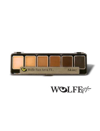 Value Edition WOLFE FX Hydrocolor gâteaux Palette 6 Couleurs