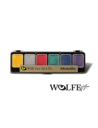 Value Edition WOLFE FX Hydrocolor gâteaux Palette 6 Couleurs