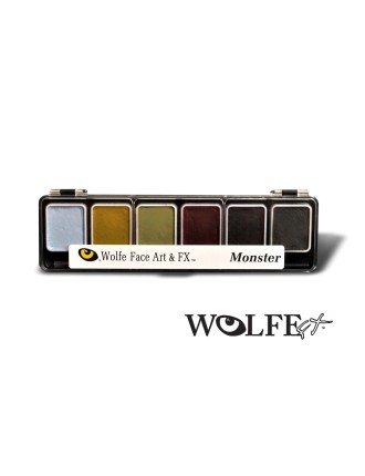 Value Edition WOLFE FX Hydrocolor gâteaux Palette 6 Couleurs