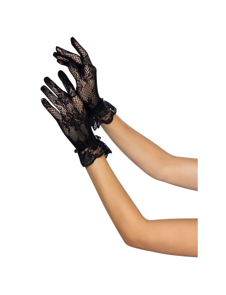 Value Edition Gants en dentelle de longueur poignet