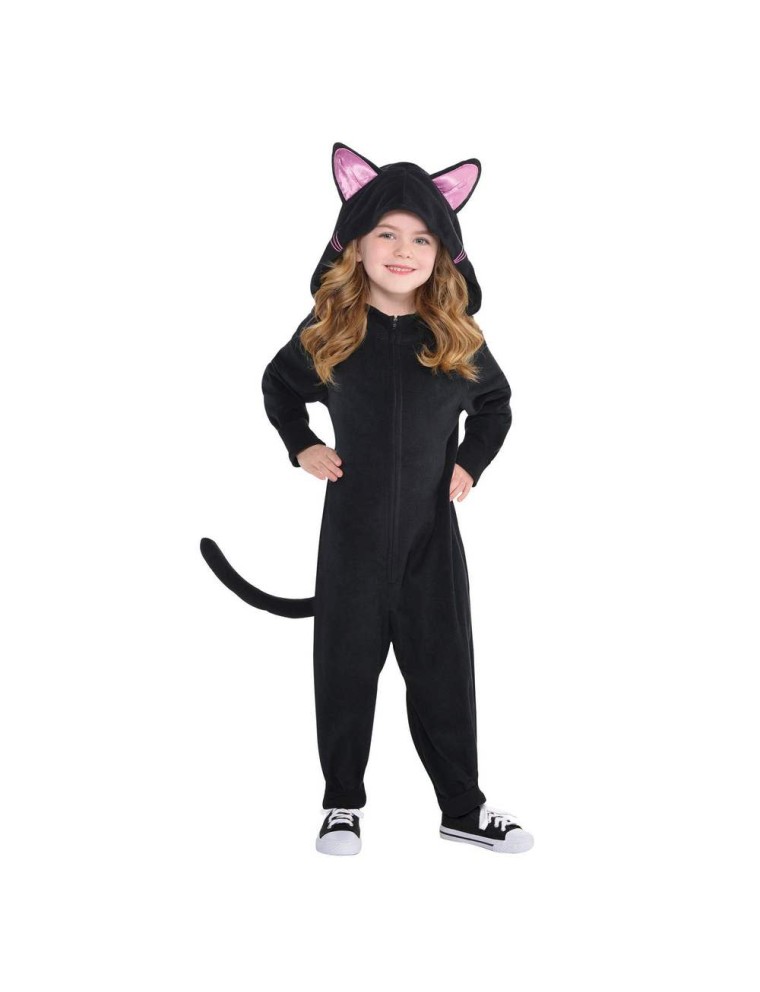 Value Edition Combinaison Zipster Chat Noir enfant