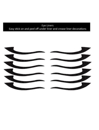 Value Edition Face Lace Black Sweep Liner- Noir brillant