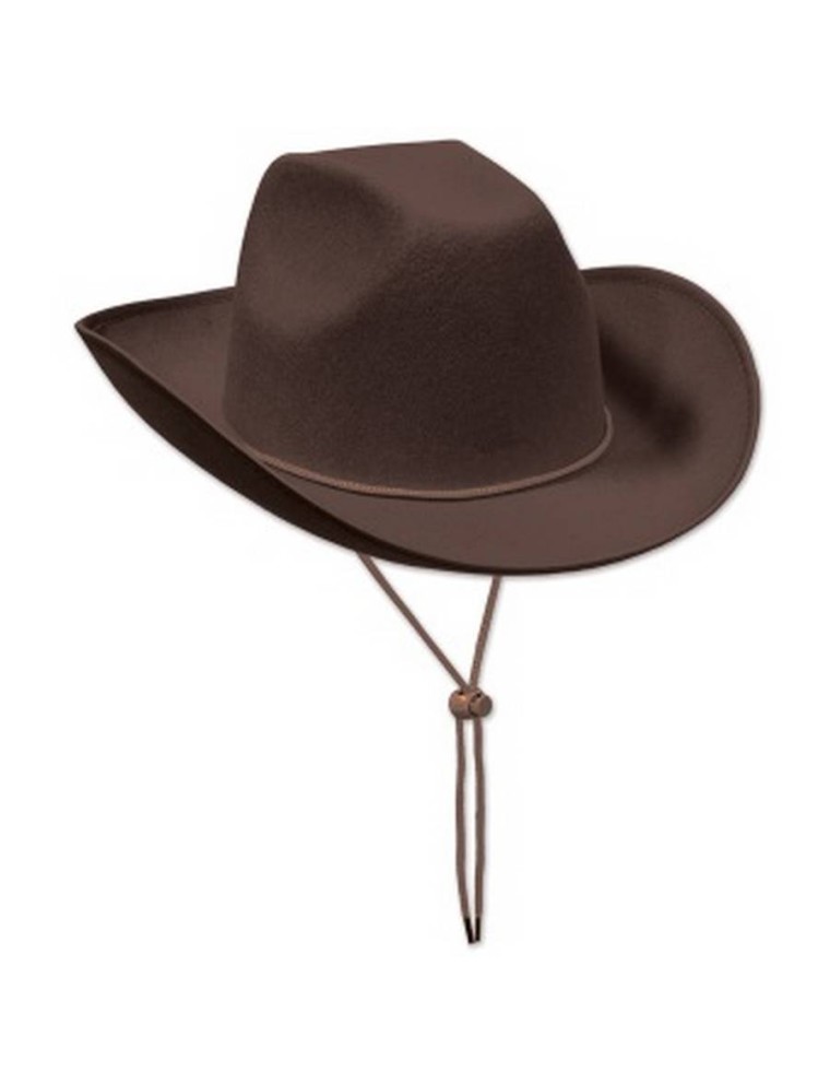 Value Edition Chapeau Cowboy en Feutre - Marron