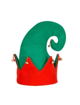 Value Edition Chapeau lutin en feutre avec clochettes