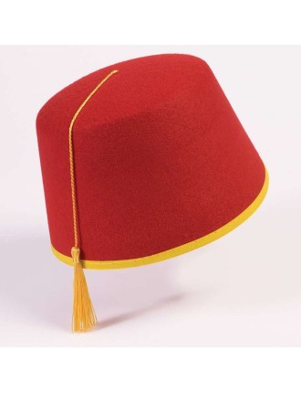 Value Edition Chapeau Fez - Feutre Rouge