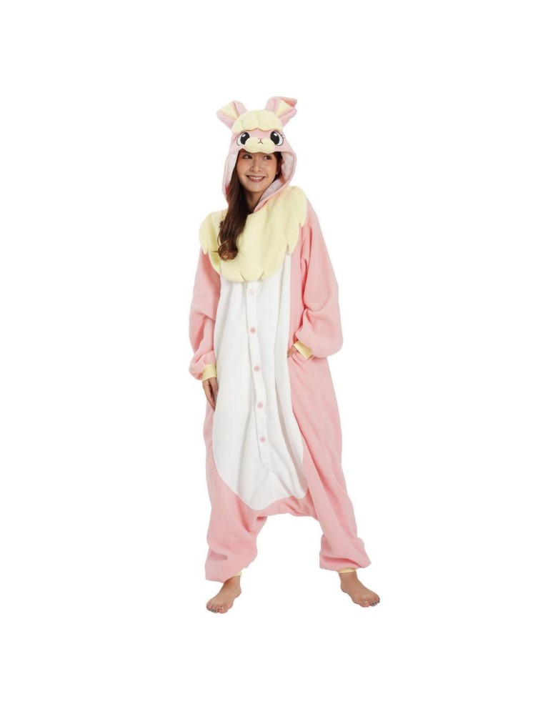 Value Edition Grenouillère Kigurumi Fluffy Rabbit rose - adulte