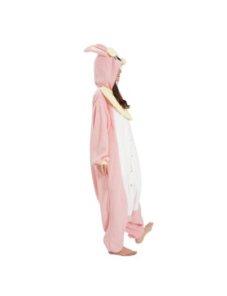 Value Edition Grenouillère Kigurumi Fluffy Rabbit rose - adulte