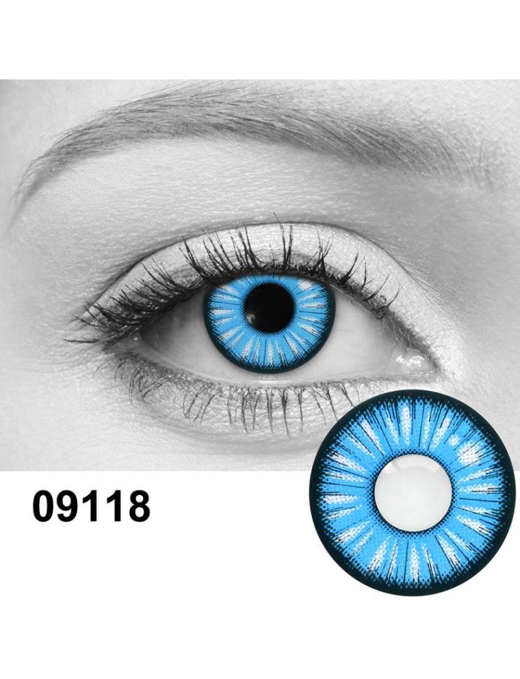 Value Edition Lentilles de contact cosplay Aino Blue - bleues