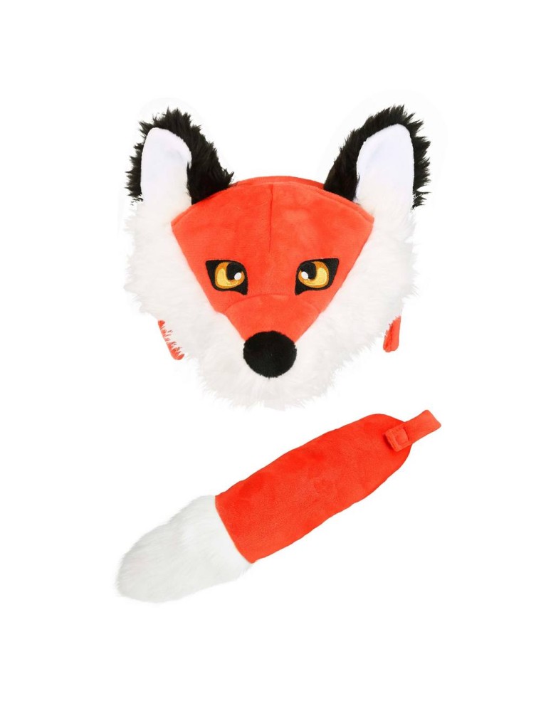 Value Edition Kit de renard en peluche avec bandeau et queue